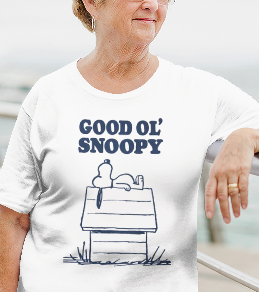Good Ol’ Snoopy Lying On Doghouse T-Shirt