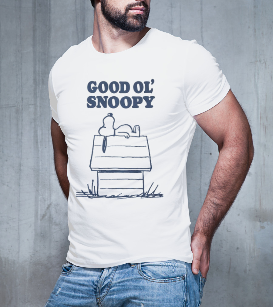 Good Ol’ Snoopy Lying On Doghouse T-Shirt
