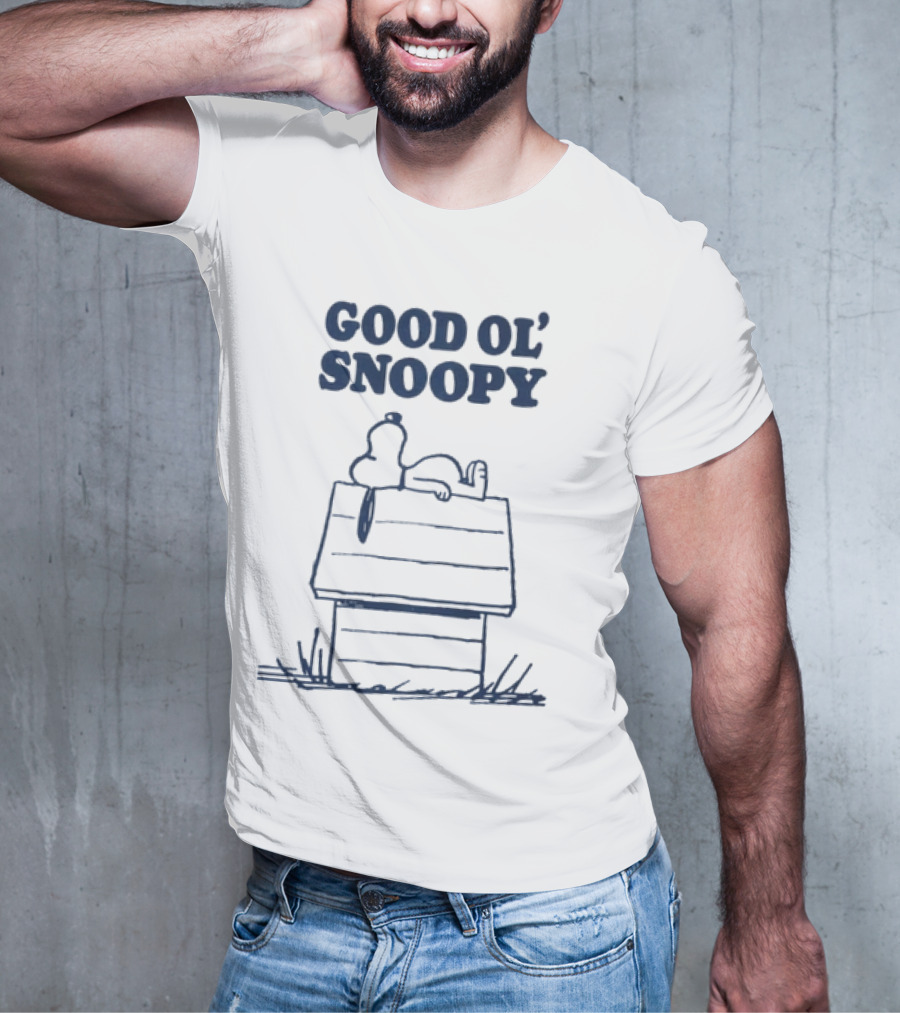 Good Ol’ Snoopy Lying On Doghouse T-Shirt