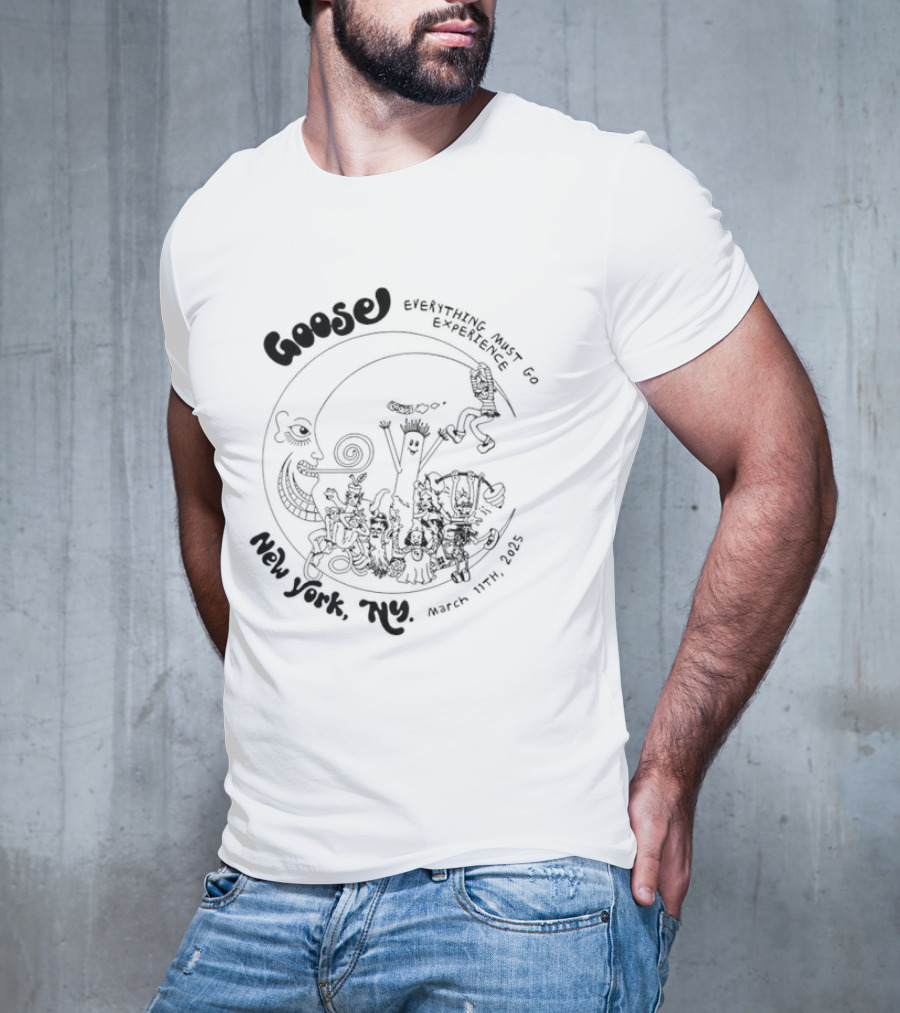Goose Everything Must Go Experience With Skeleton Vibes T-Shirt