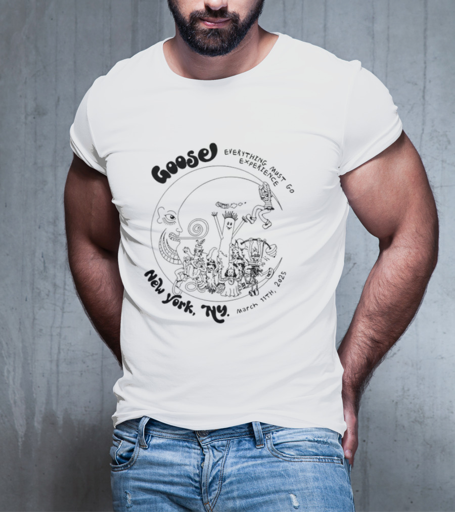 Goose Everything Must Go Experience With Skeleton Vibes T-Shirt