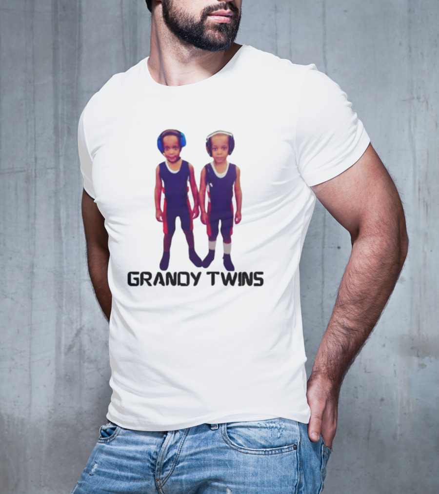 Grandytwinsboxing Baby Grandy Twins Wrestling Outfit T-Shirt