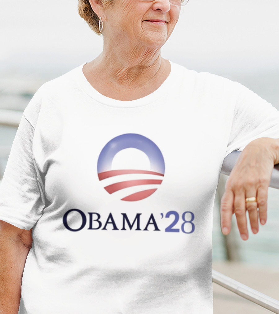 Friendsofthepod Obama '28 Logo T-Shirt