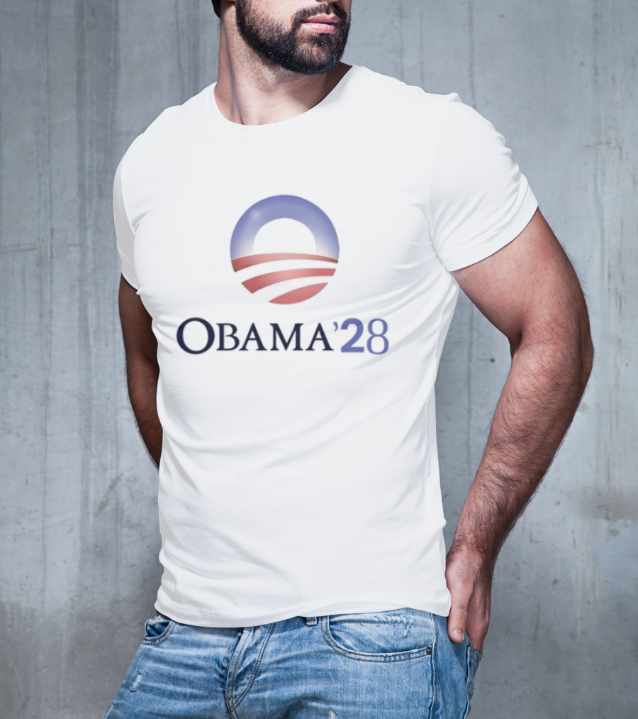 Friendsofthepod Obama '28 Logo T-Shirt