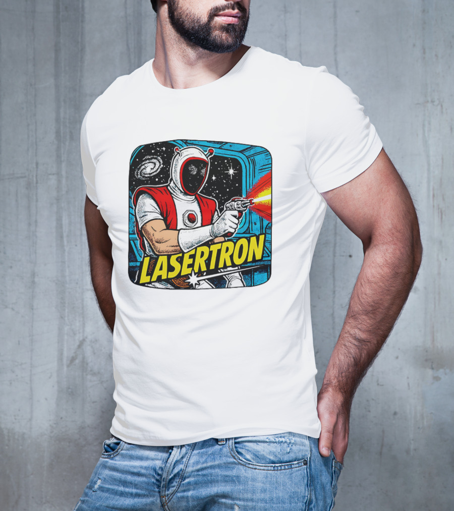 Héctor Guerrero Professional Wrestler Lasertron Space Adventure T-Shirt