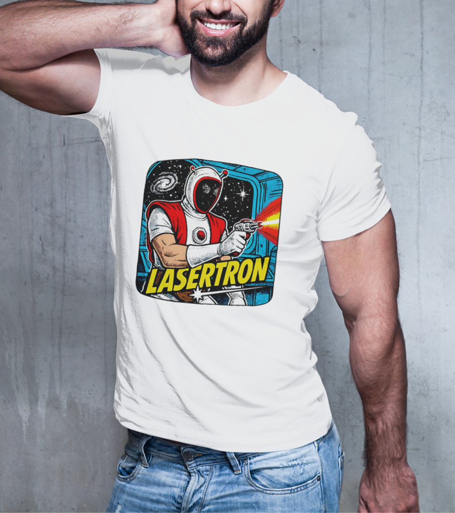 Héctor Guerrero Professional Wrestler Lasertron Space Adventure T-Shirt