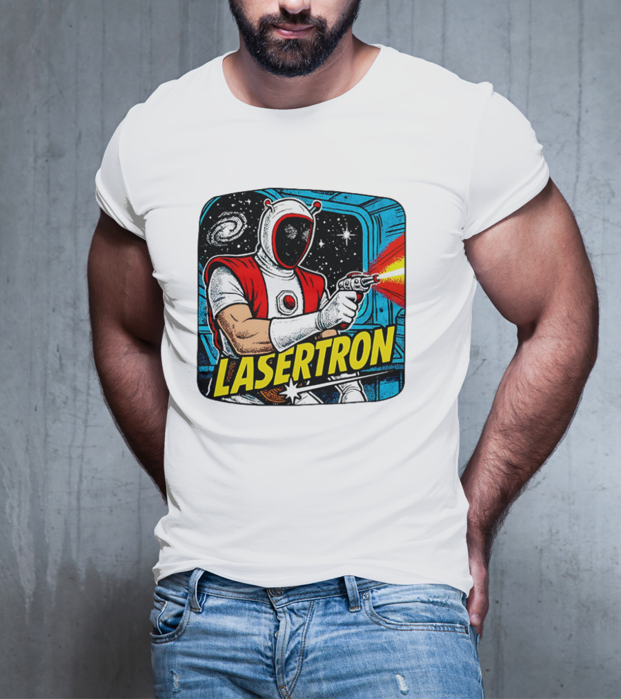 Héctor Guerrero Professional Wrestler Lasertron Space Adventure T-Shirt