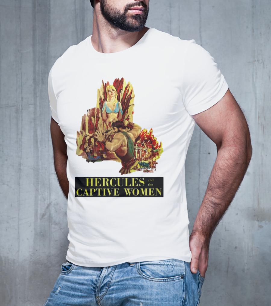 Hercules And The Captive Women Classic Movie Vintage Art T-Shirt