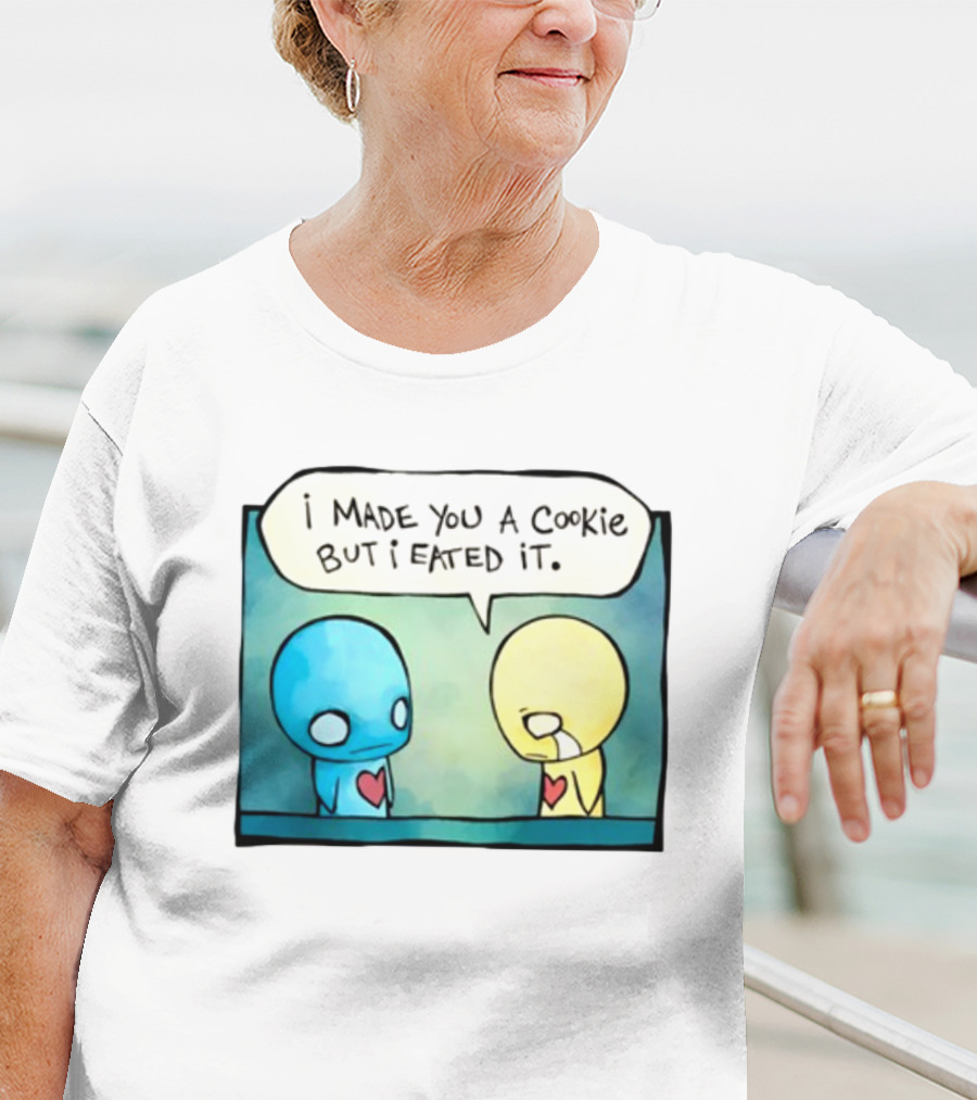 Hot Topic Pon And Zi Comic I Made You A Cookie But I Eated It T-Shirt