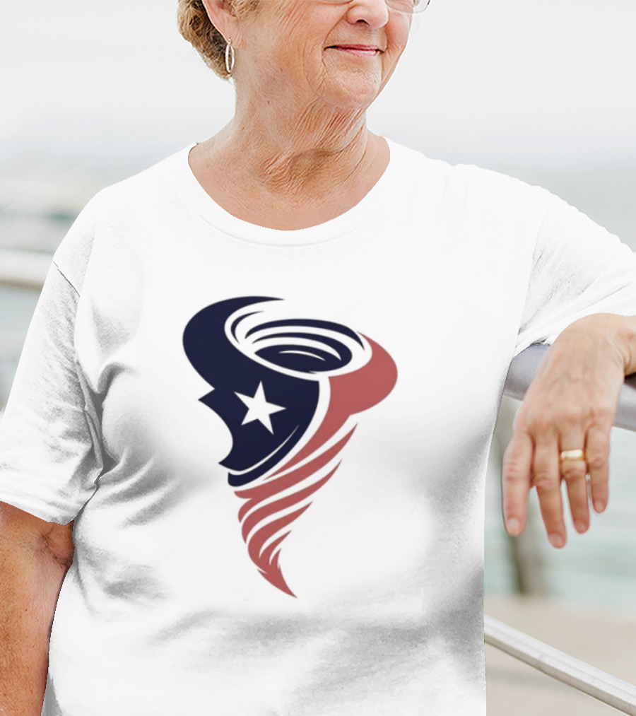 Houston Cyclones Tornado Star Symbol T-Shirt