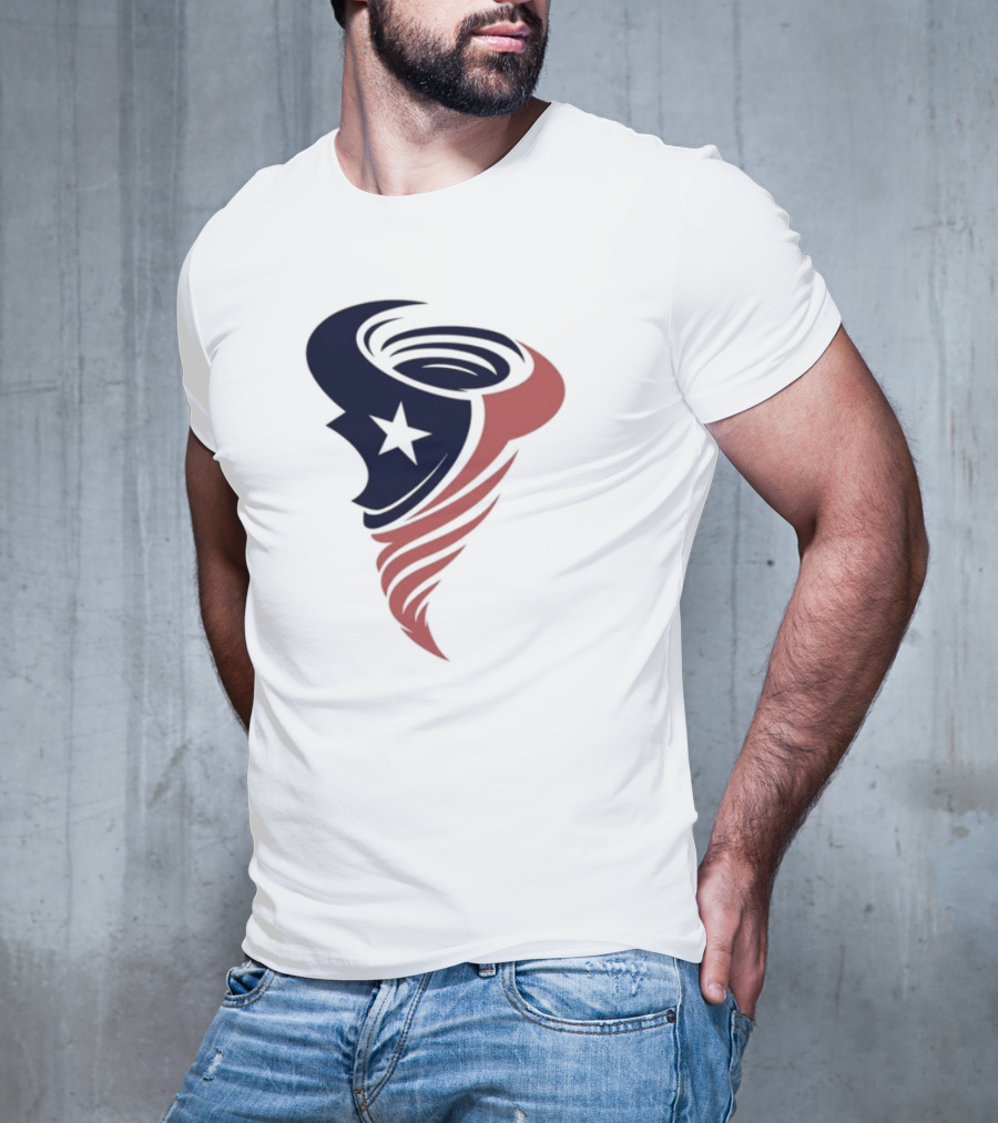 Houston Cyclones Tornado Star Symbol T-Shirt