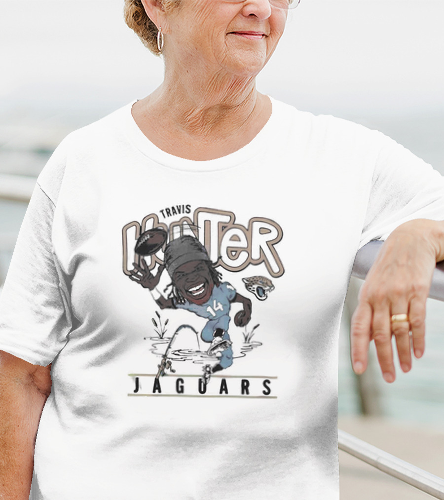 Big Hunter Jaguars Running Football 14 T-Shirt