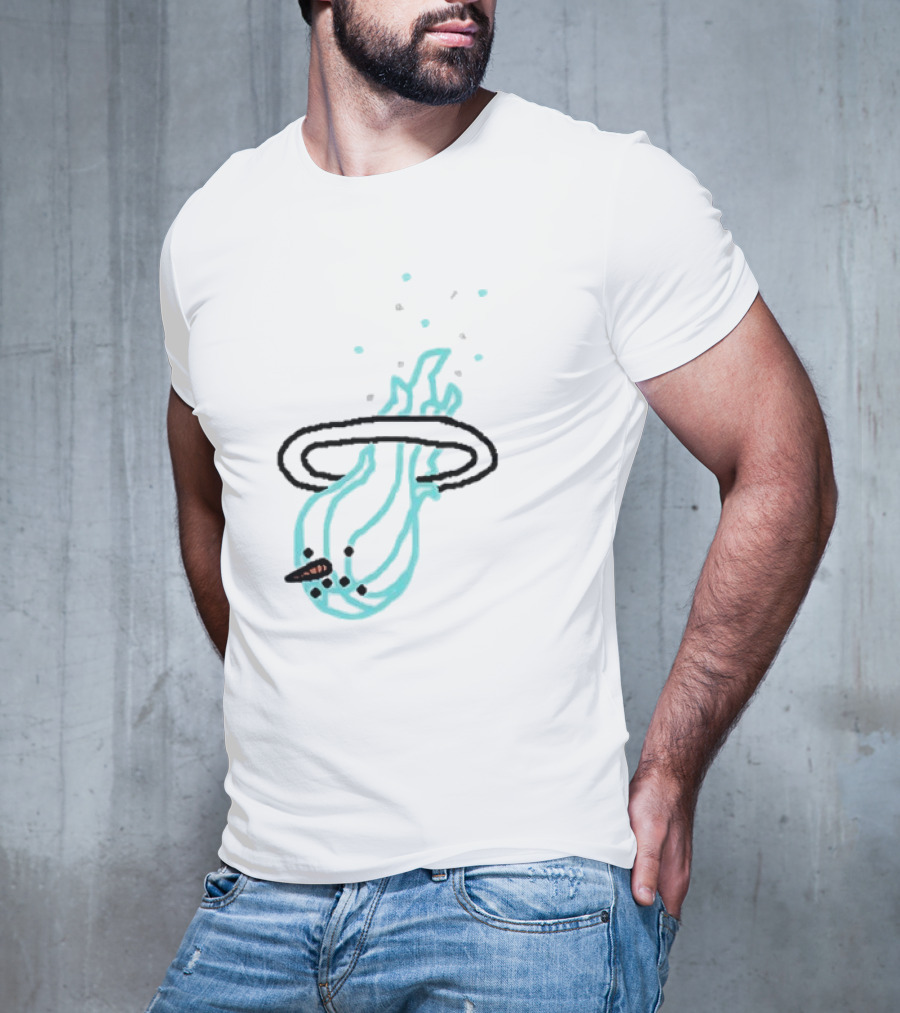 Jimmy Butler Miami Cold Drip NBA Basketball Star Cigar Illustration T-Shirt