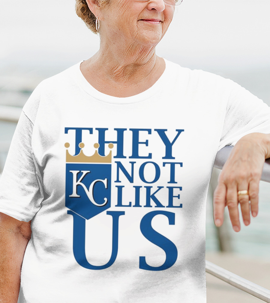 They Not Like Us KC Royals Crown Icon T-Shirt