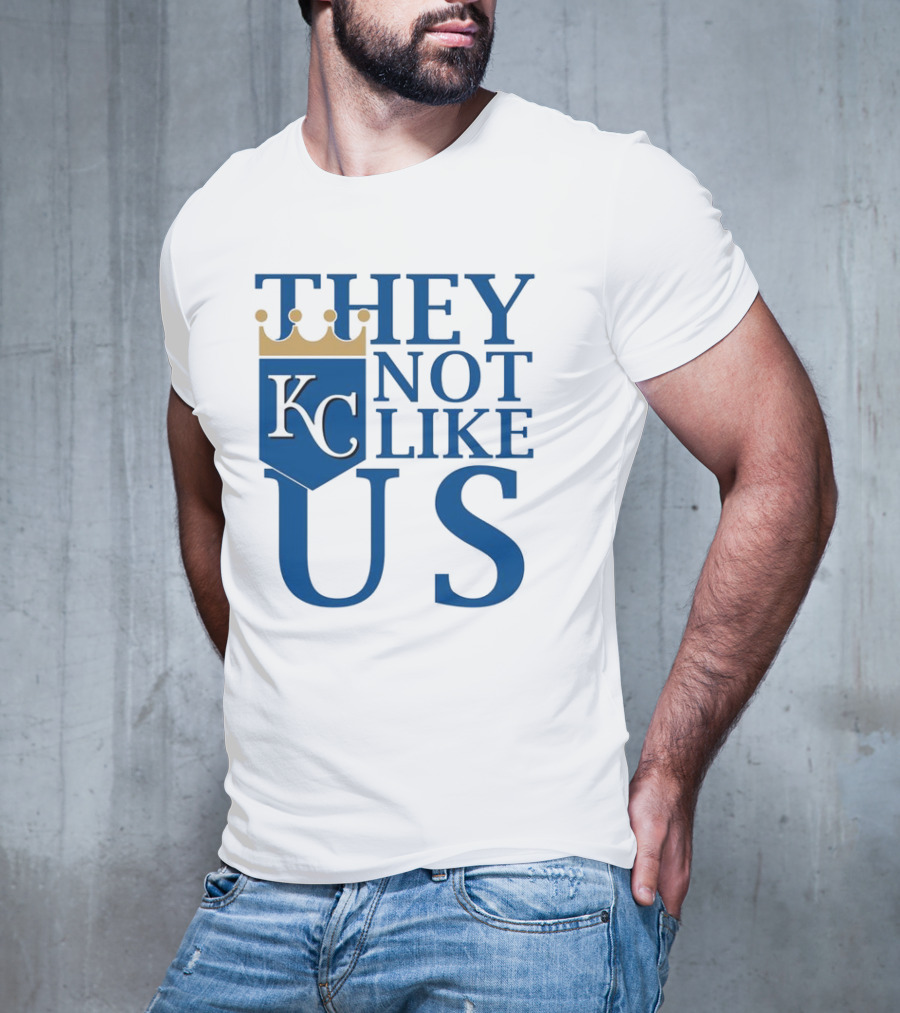 They Not Like Us KC Royals Crown Icon T-Shirt