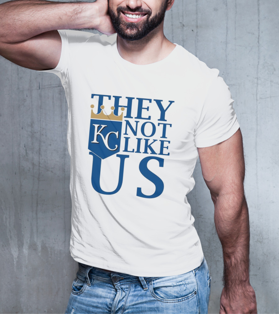 They Not Like Us KC Royals Crown Icon T-Shirt
