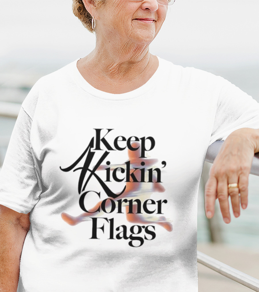 Keep Kickin Corner Flag T-Shirt