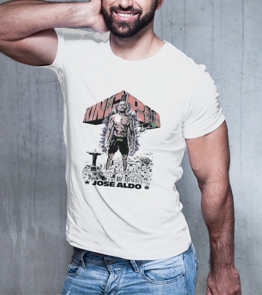 Brazil UFC King Of Rio José Aldo Retro Pose T-Shirt