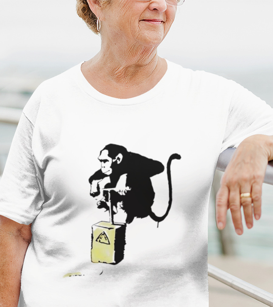 Lex Luthor Bricks Bomb Banana Banksy Influenced T-Shirt