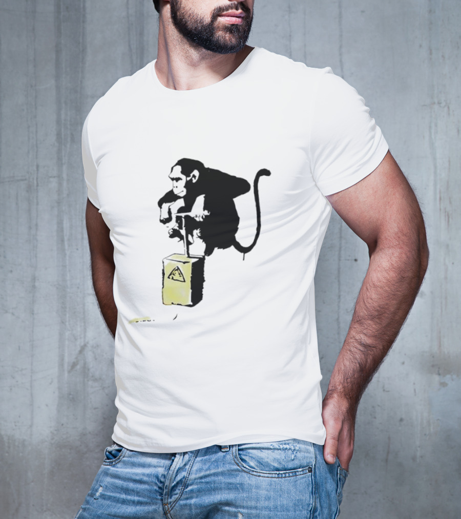 Lex Luthor Bricks Bomb Banana Banksy Influenced T-Shirt
