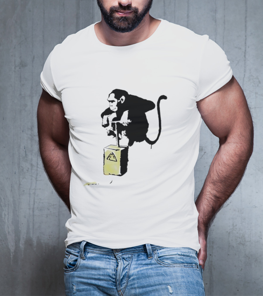 Lex Luthor Bricks Bomb Banana Banksy Influenced T-Shirt