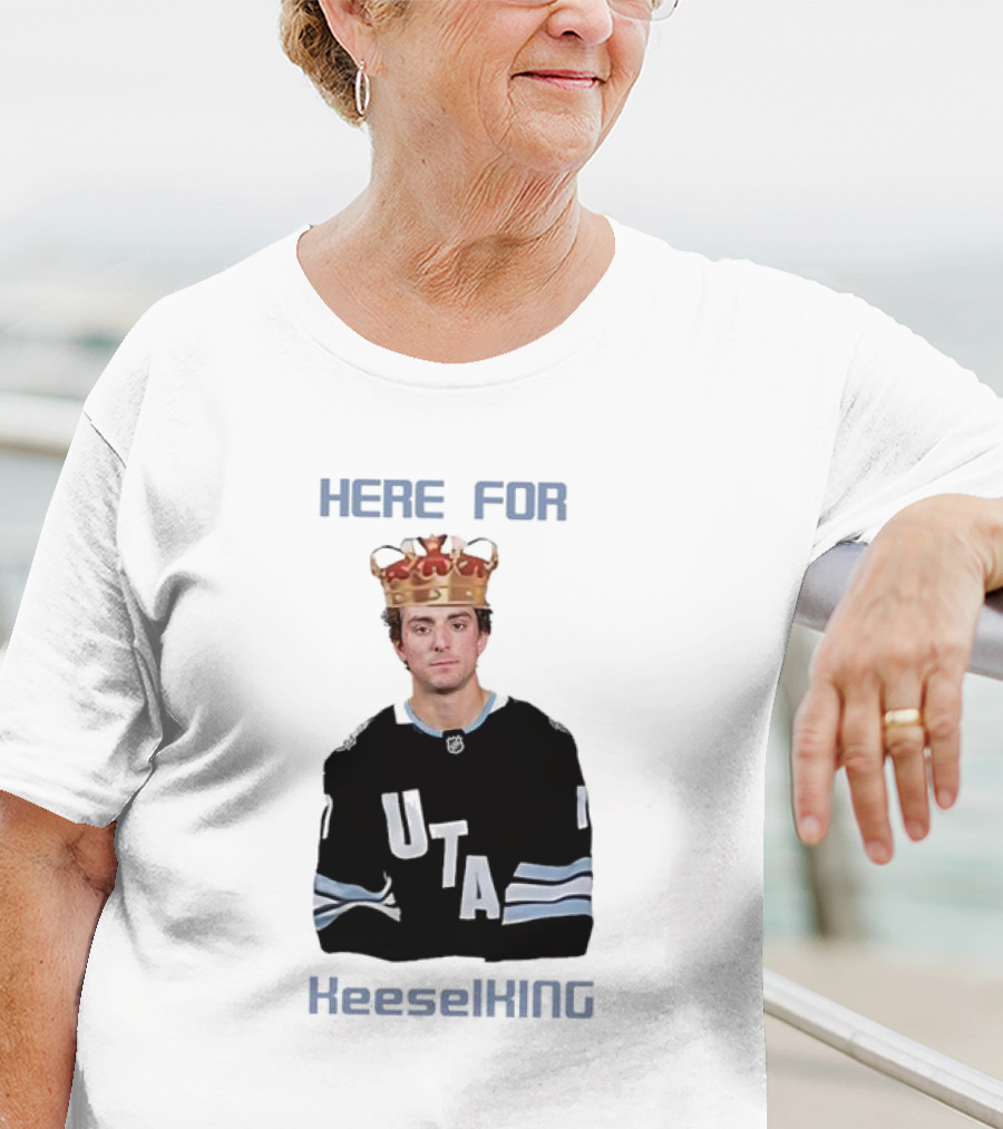 Here For Kesselking Crowned Hockey Player T-Shirt
