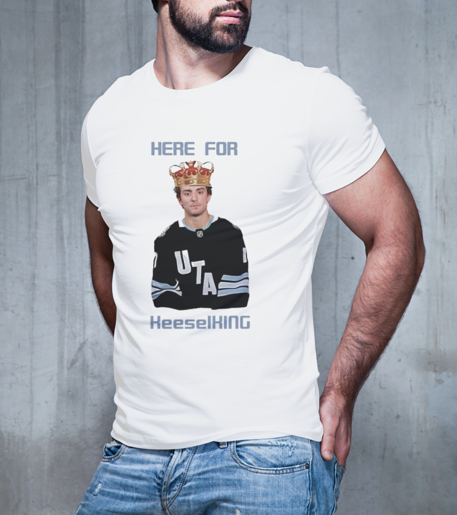 Here For Kesselking Crowned Hockey Player T-Shirt