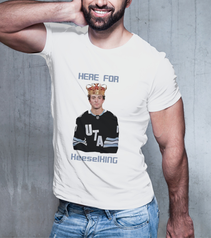 Here For Kesselking Crowned Hockey Player T-Shirt