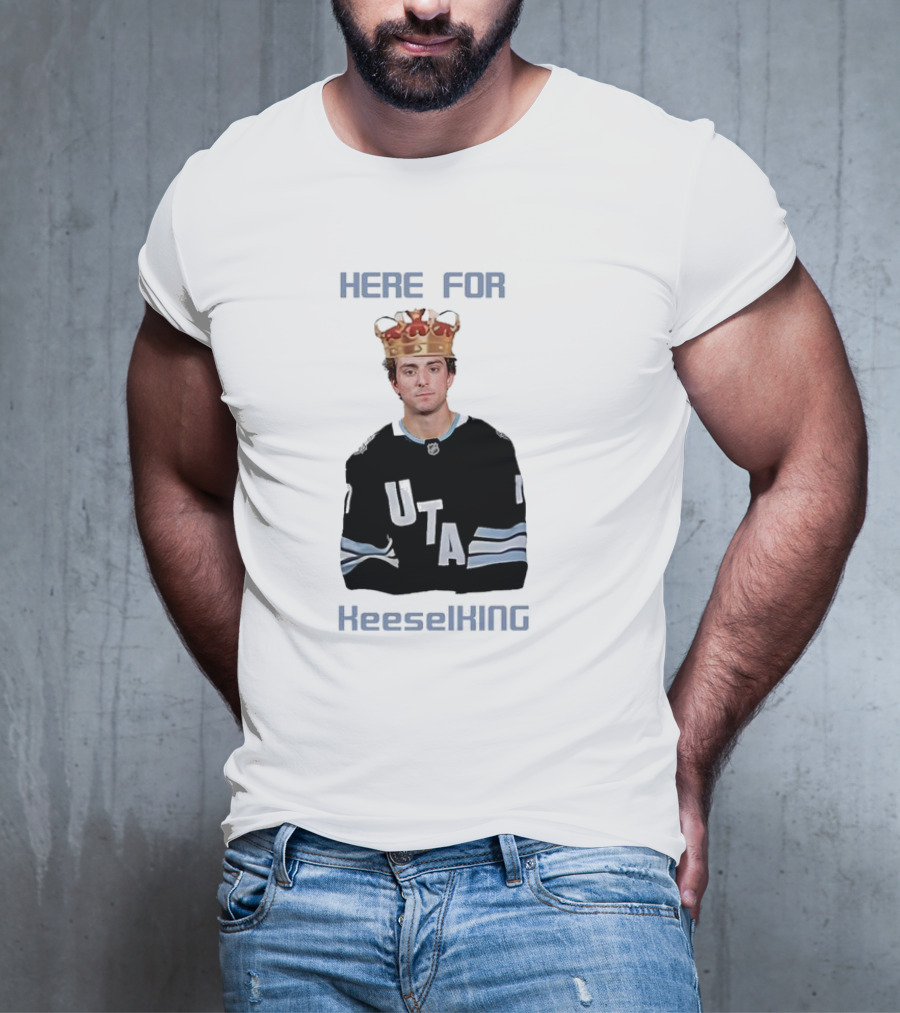 Here For Kesselking Crowned Hockey Player T-Shirt