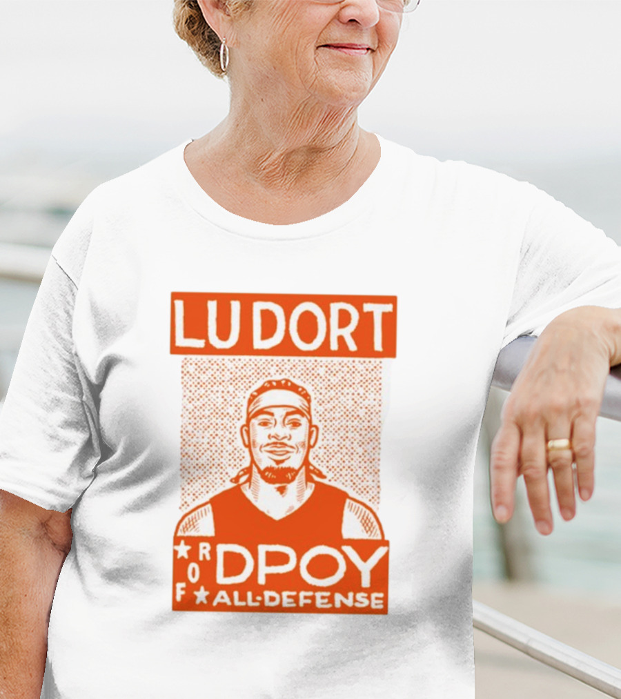 Lu Dort DPOY All Defense Recognition Graphic T-Shirt