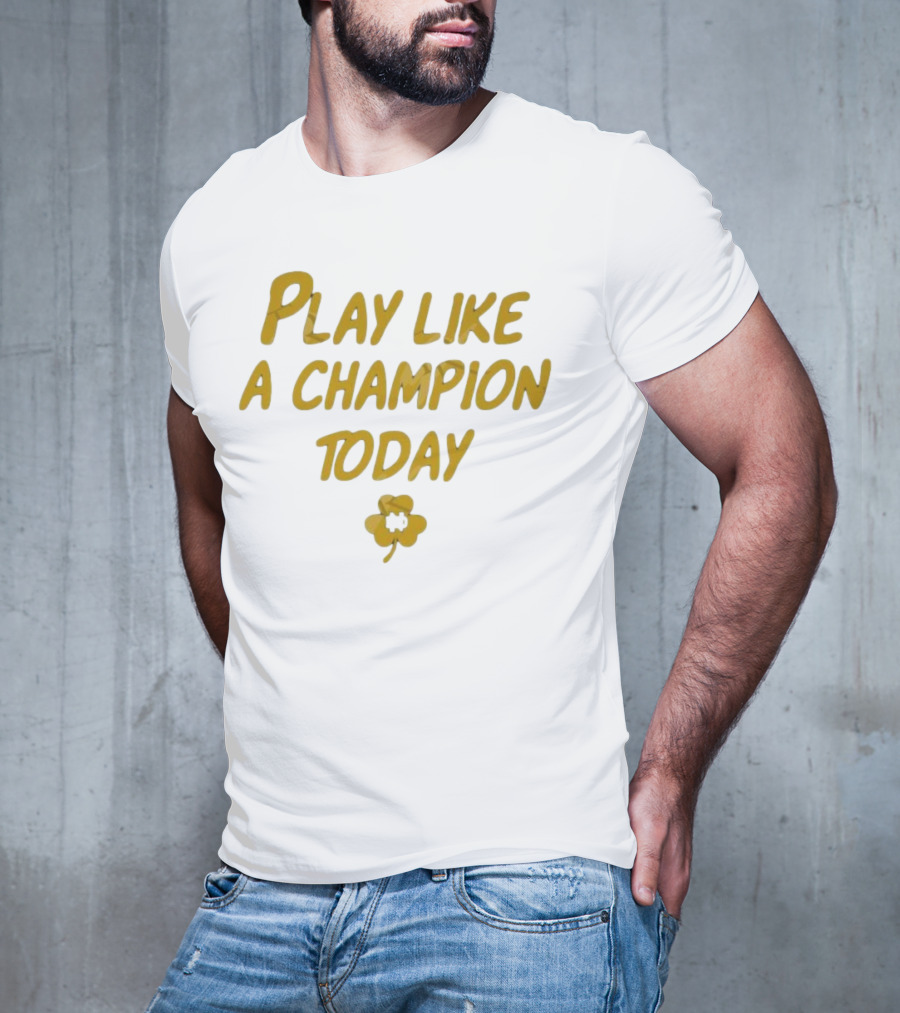 Play Like A Champion Today NCAA Notre Dame Fighting Irish T-Shirt