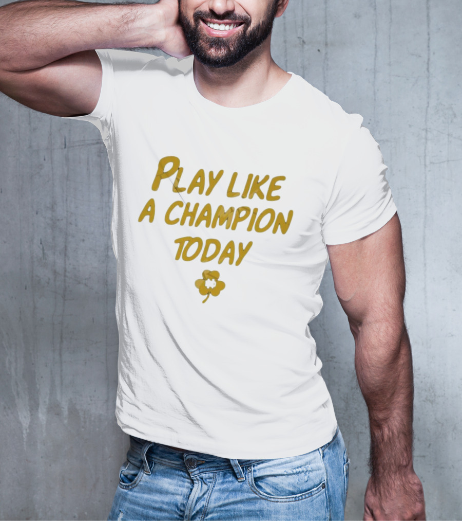 Play Like A Champion Today NCAA Notre Dame Fighting Irish T-Shirt