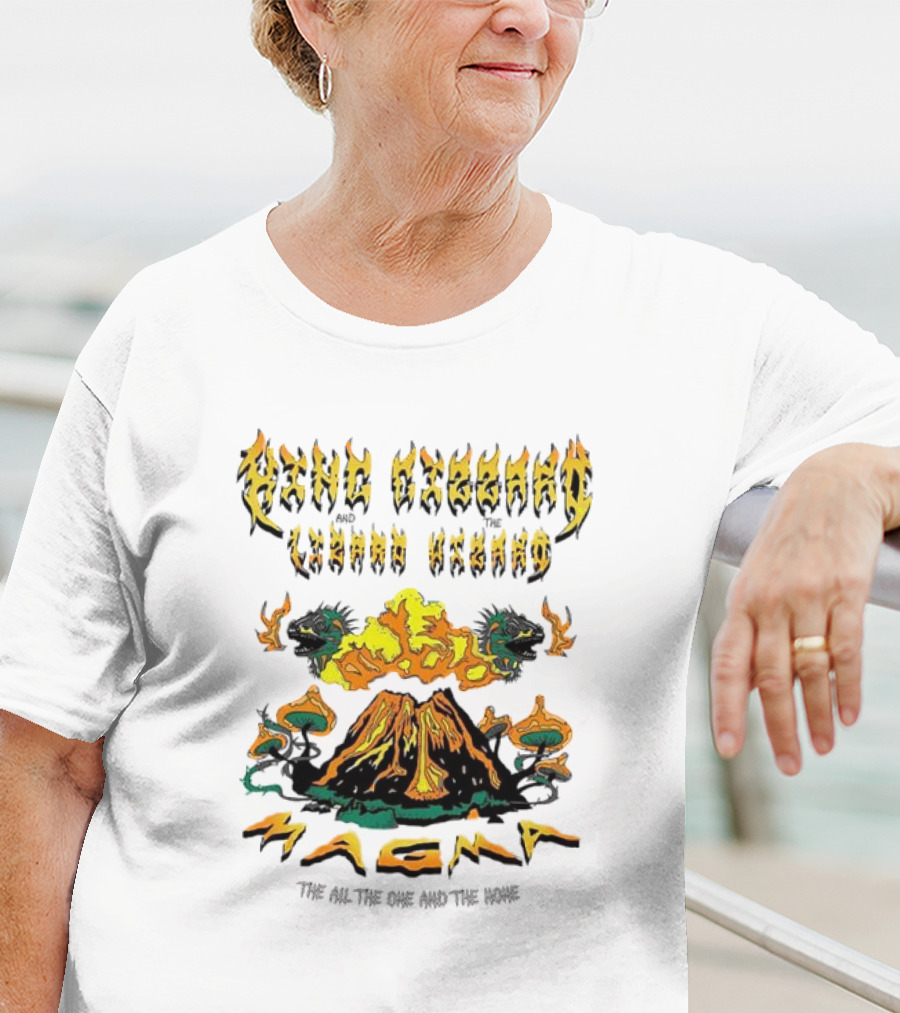 King Gizzard Lizard Wizard Magma Volcanic Imagery T-Shirt