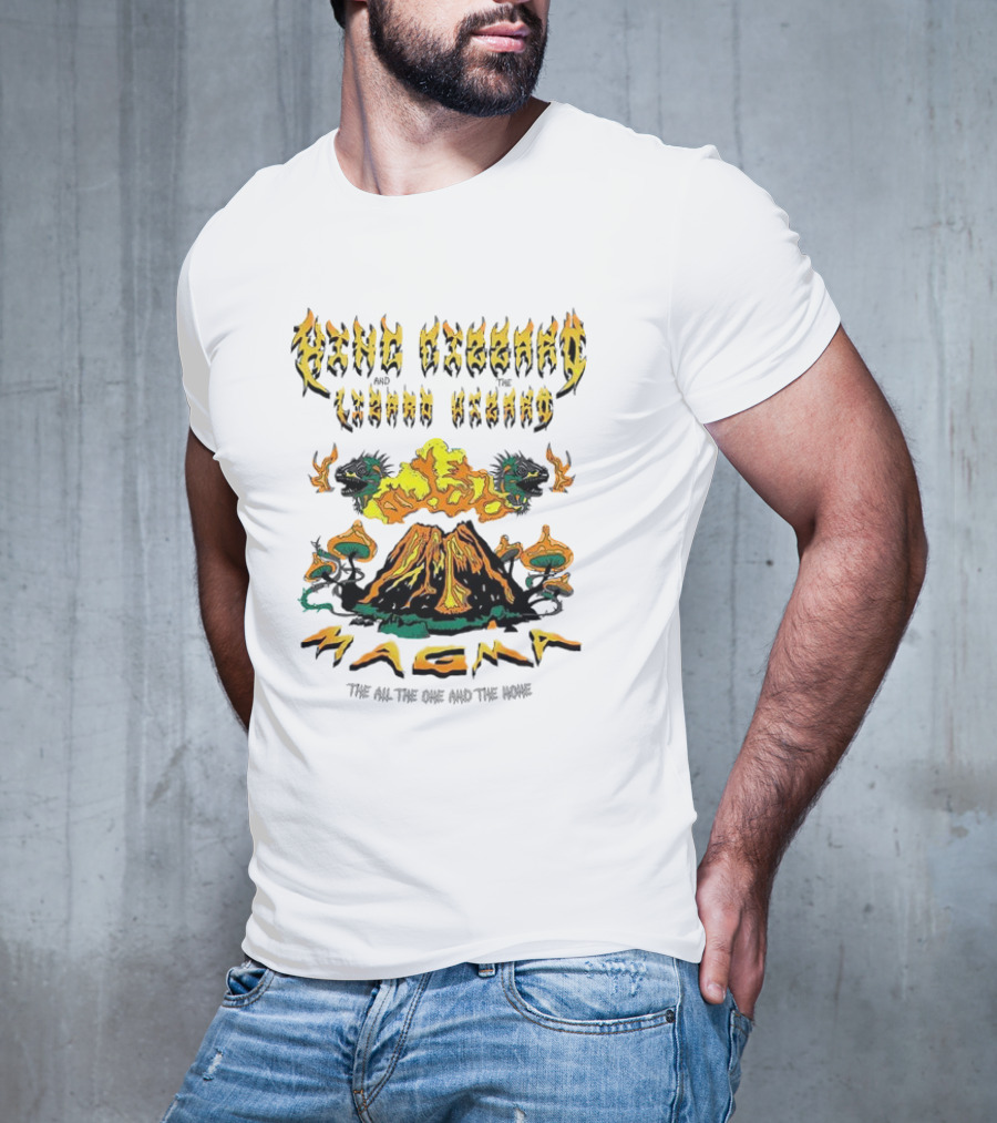 King Gizzard Lizard Wizard Magma Volcanic Imagery T-Shirt