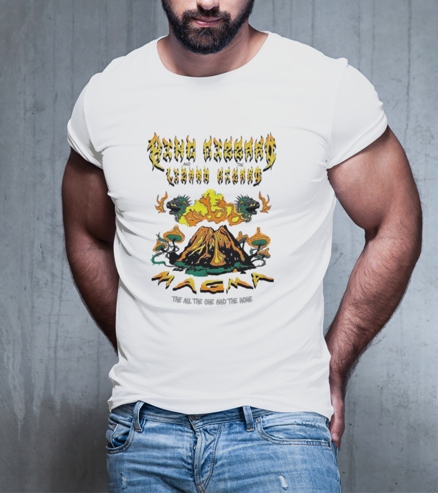 King Gizzard Lizard Wizard Magma Volcanic Imagery T-Shirt