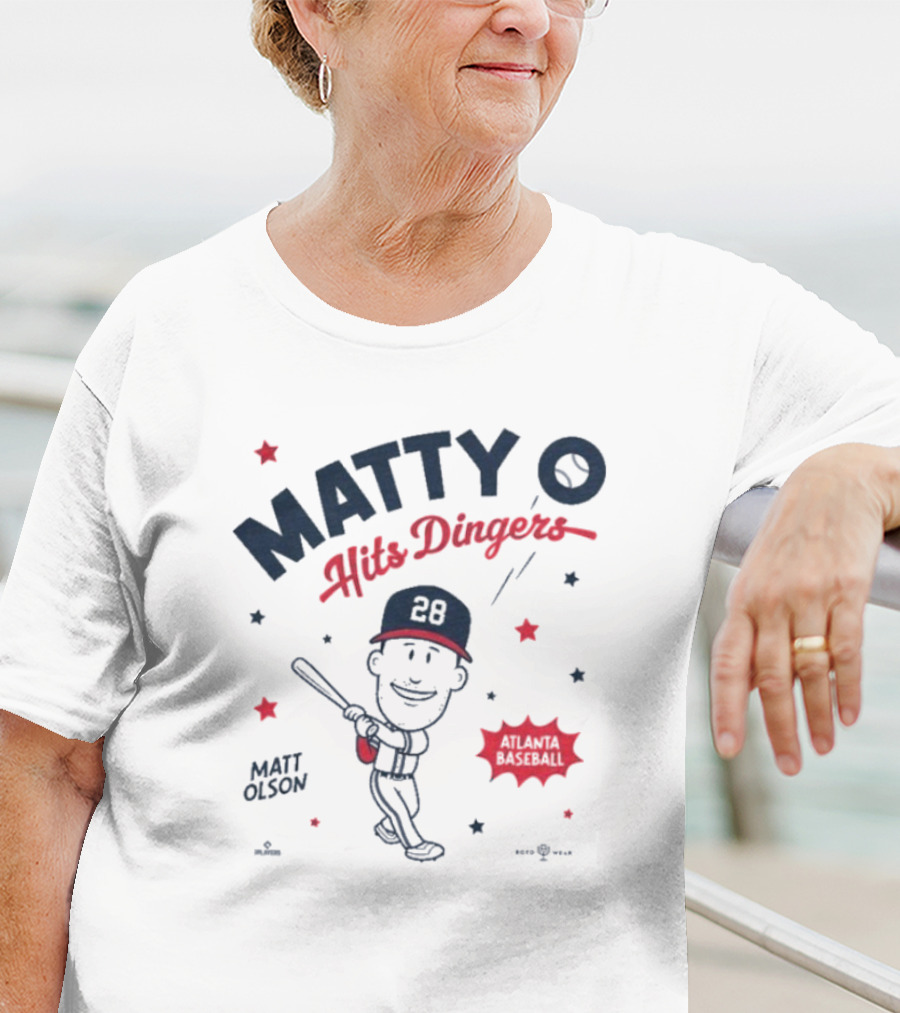Matty O Hits Dingers Matt Olson Atlanta 28 T-Shirt