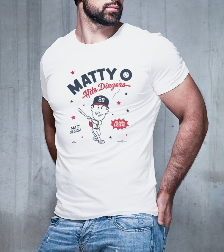 Matty O Hits Dingers Matt Olson Atlanta 28 T-Shirt