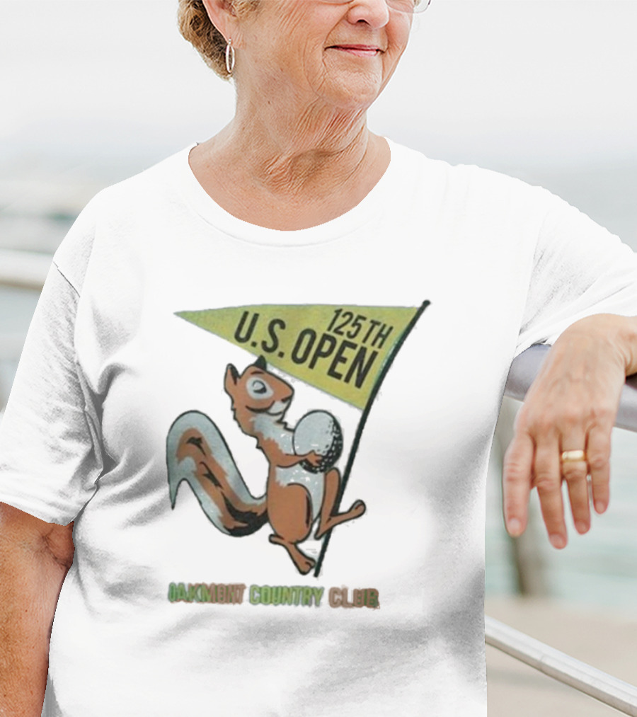 Oakmont Country Club 125TH U.S. Open Squirrel 2025 Golf T-Shirt