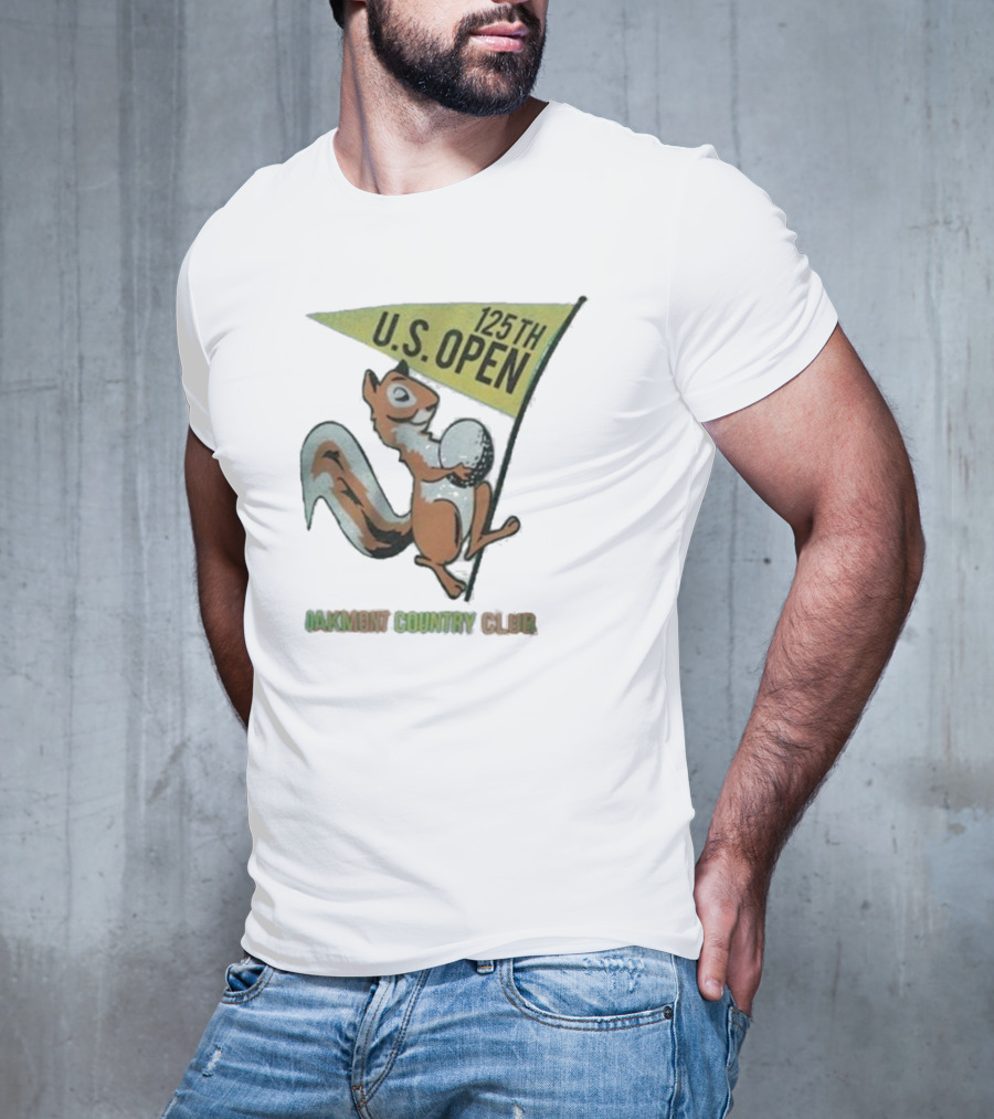Oakmont Country Club 125TH U.S. Open Squirrel 2025 Golf T-Shirt