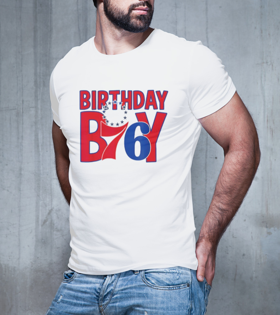 Philadelphia 76ers NBA Birthday Boy B76Y T-Shirt