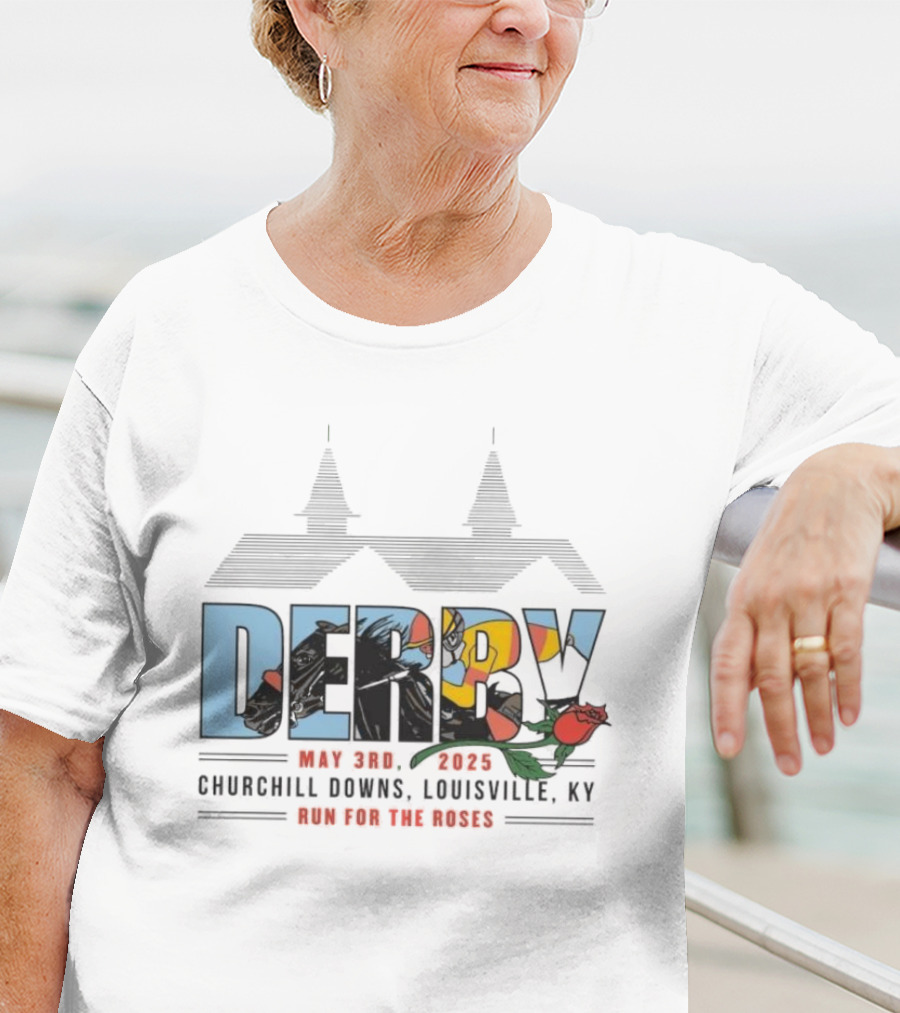Derby May 3rd 2025 Churchill Downs Louisville KY Run For The Roses T-Shirt