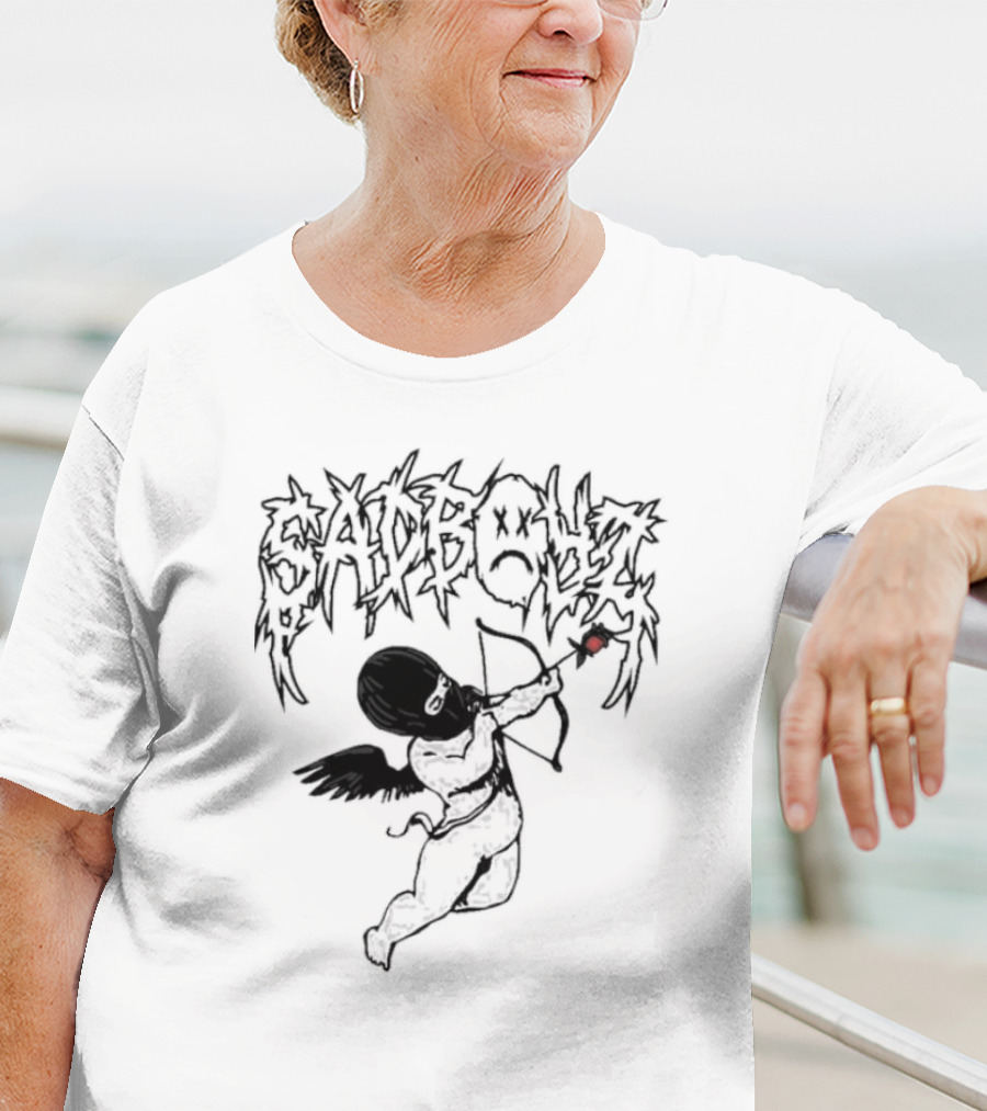 Sad Boyz Fallen Angel Cupid Wings Arrow T-Shirt