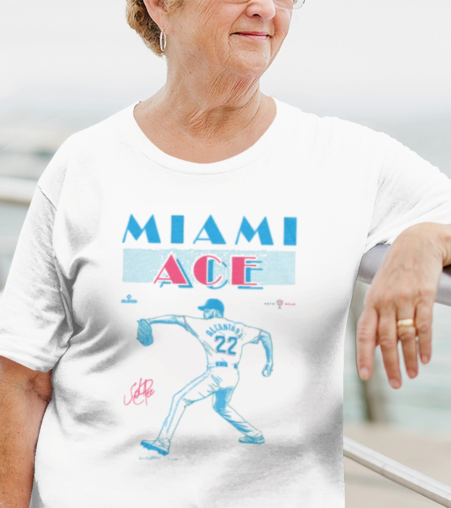 ```Sandy Alcántara 22 Miami Ace Miami Marlins``` T-Shirt