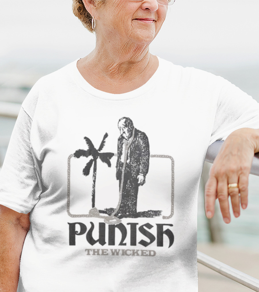 Punish The Wicked Palm Tree Hanging T-Shirt