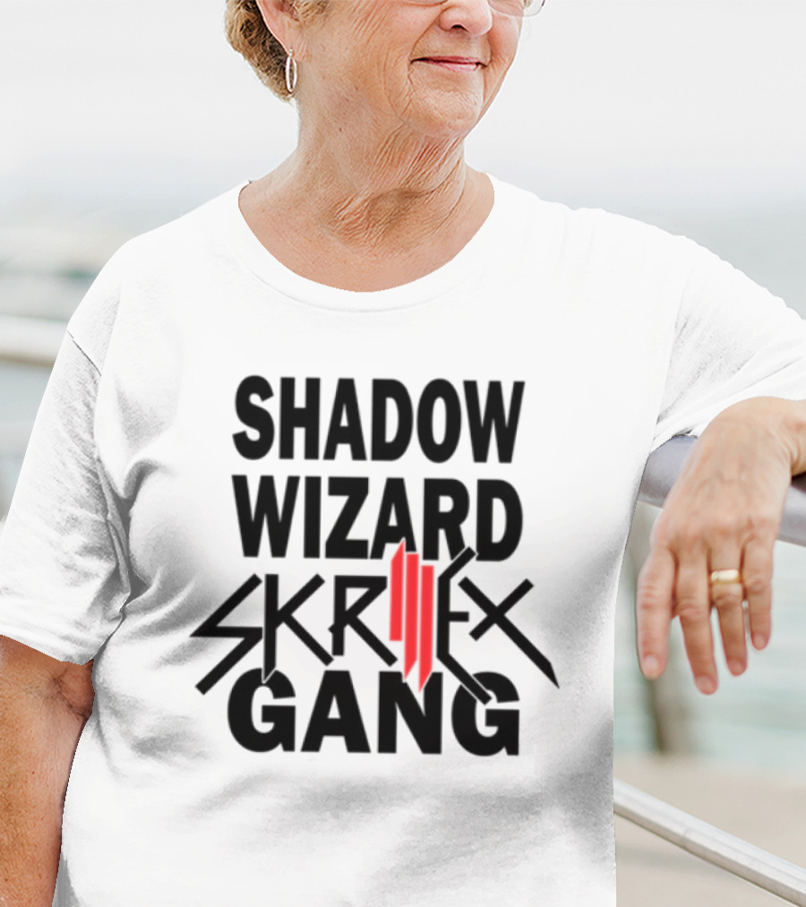 Shadow Wizard Skrillex Gang Red Brush Mark T-Shirt