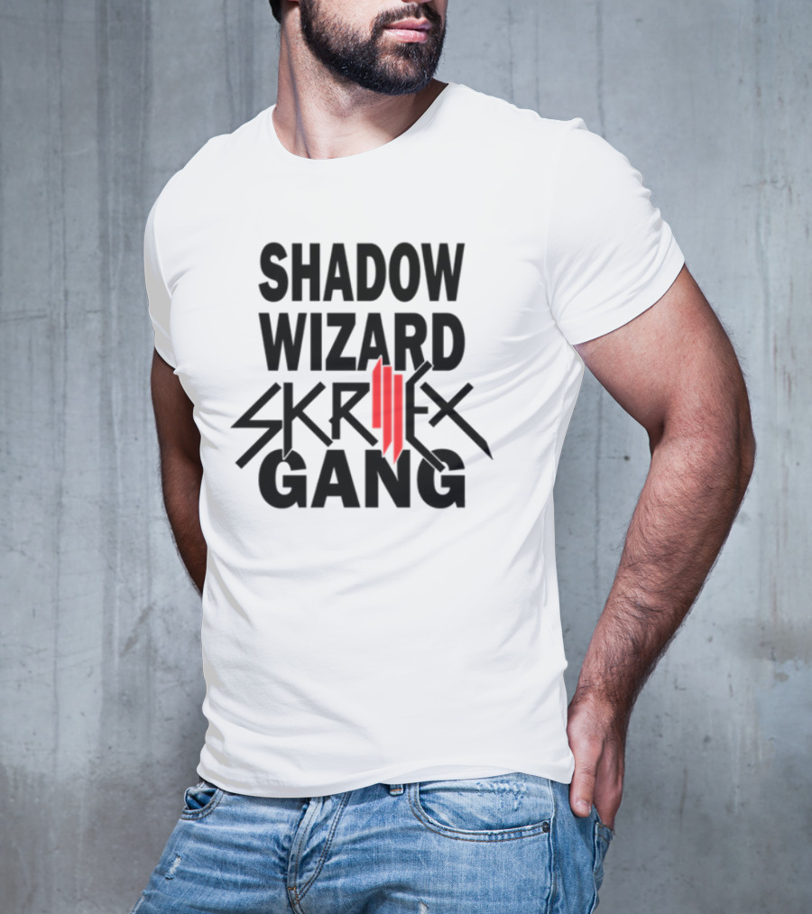 Shadow Wizard Skrillex Gang Red Brush Mark T-Shirt