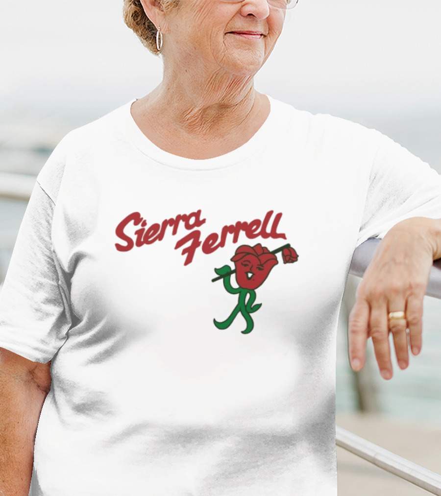 Sierra Ferrell Ramblin’ Rose Walking Flower Illustration T-Shirt