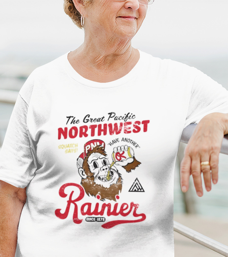 Rainier The Great Pacific Northwest Bear T-Shirt