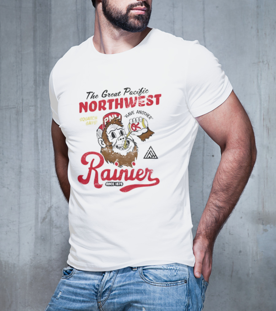 Rainier The Great Pacific Northwest Bear T-Shirt