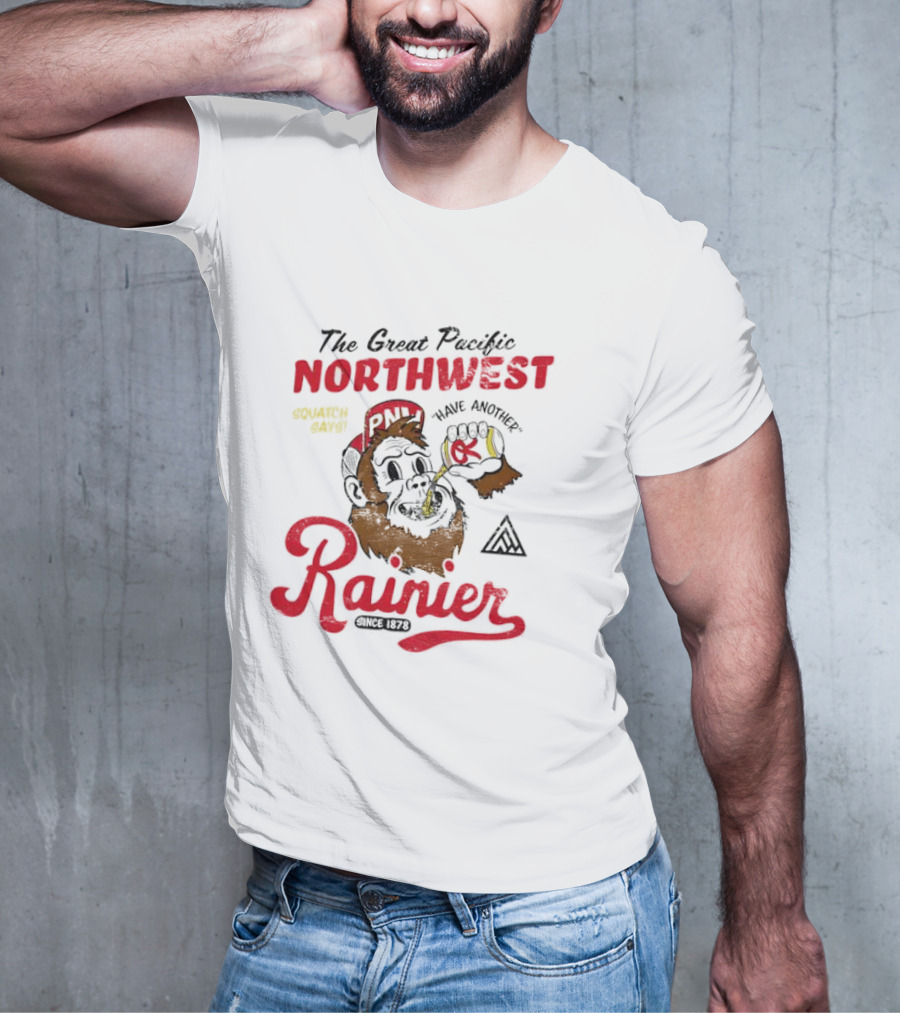 Rainier The Great Pacific Northwest Bear T-Shirt